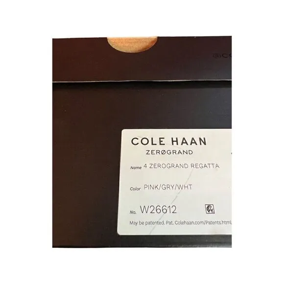 Cole Haan Zerogrand Regatta Boat Shoes- Pink/Gray/White- Various Sizes- NIB
