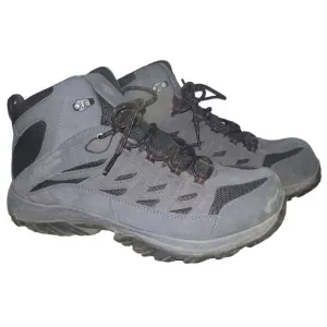 Columbia Crestwood Mid Waterproof Hiking Boots for Men 12 Wide W/Box Grey
