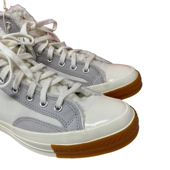 Converse Chuck 70 Sneaker Hi Vintage White Casual Womens Canvas Suede A04409C