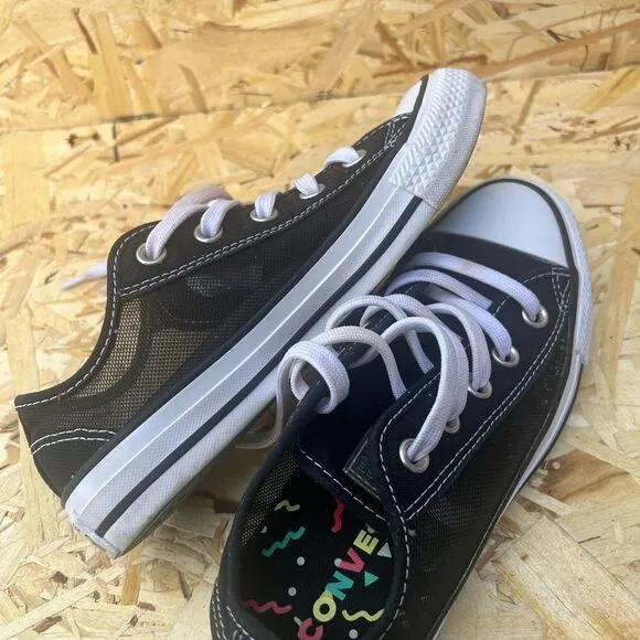 Converse Chuck Taylor All Star See Thru Low Top 564627C Shoes size 6
