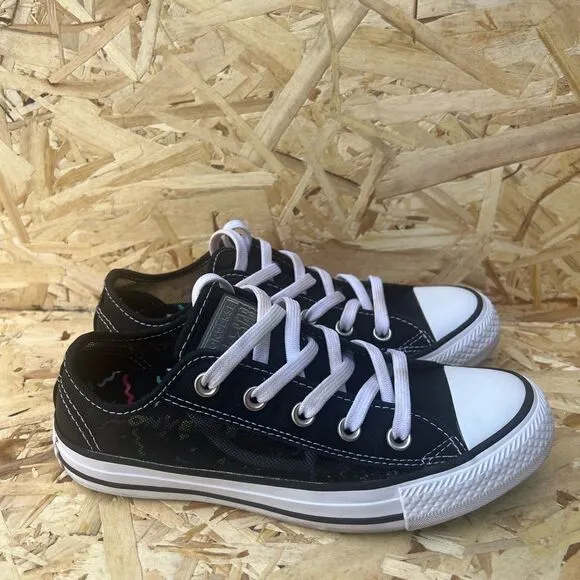 Converse Chuck Taylor All Star See Thru Low Top 564627C Shoes size 6