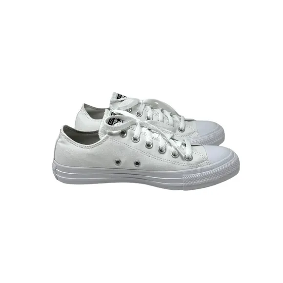 Converse Chuck Taylor Low Top Shoes Casual Women's White Canvas SB A02177C-WWBDB