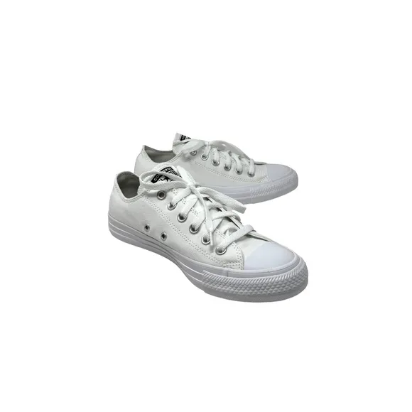 Converse Chuck Taylor Low Top Shoes Casual Women's White Canvas SB A02177C-WWBDB