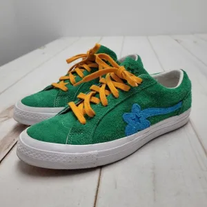 Converse Golf Le Fleur Tyler the Creator green suede shoes sneakers