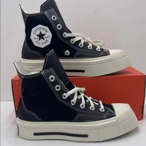 Converse WMNS Black High-Top Sneakers A06435CCHUCK 70 DE LUXE SQUARED HIBLACK/