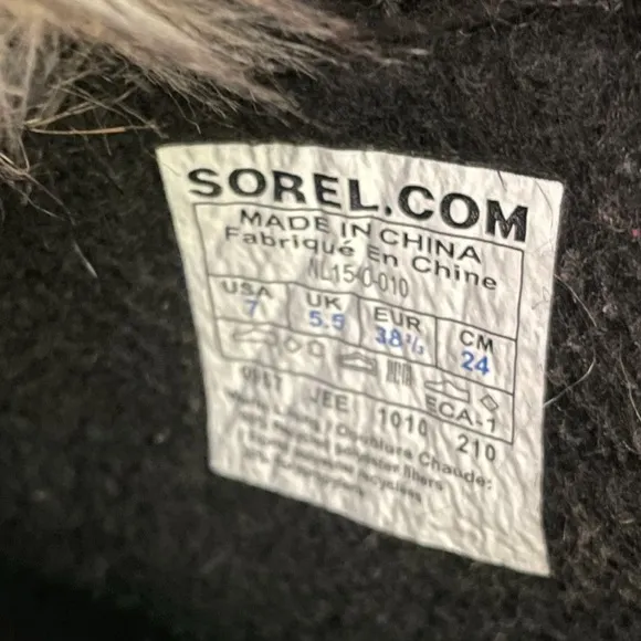 COPY - SOREL Joan of Arctic Black Quarry Winter Snow Boots