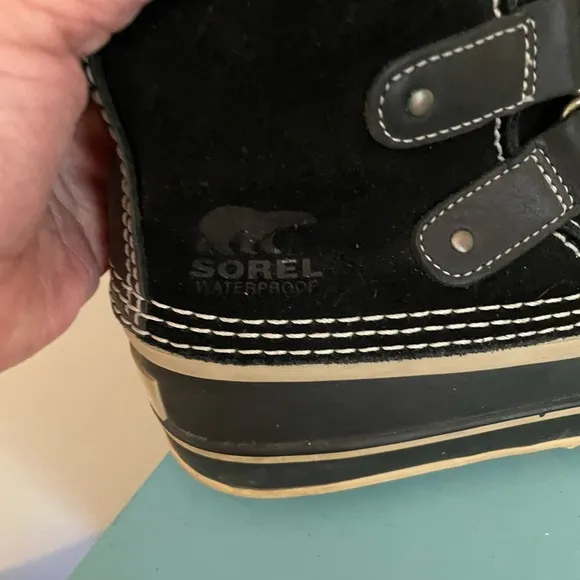 COPY - SOREL Joan of Arctic Black Quarry Winter Snow Boots