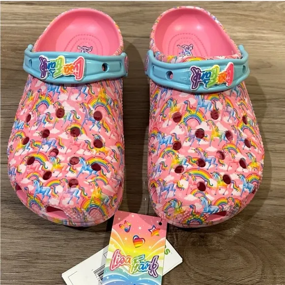 Crocs X Lisa Frank Classic Clog Shoes