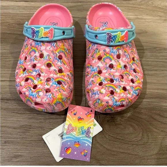 Crocs X Lisa Frank Classic Clog Shoes