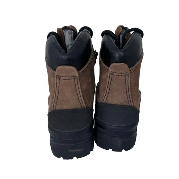 Danner Combat Hiker Hiking Boots Lace Up Round Toe Leather 43513X Brown Size 3
