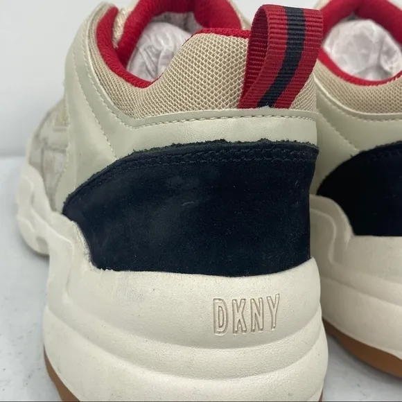 Dkny STEVEN Lace Up Sneaker Cow Leather/Mesh Shoes