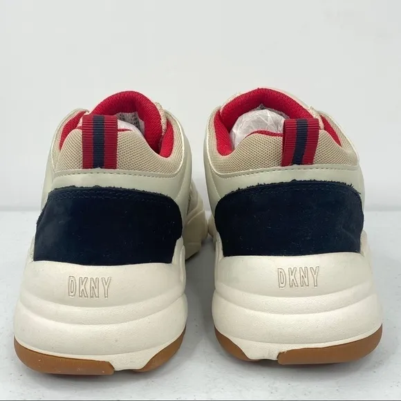 Dkny STEVEN Lace Up Sneaker Cow Leather/Mesh Shoes