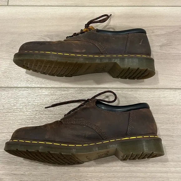 Dr. Martens 11849 Air Wair Brown Leather Casual Oxford Shoes US Men's 12