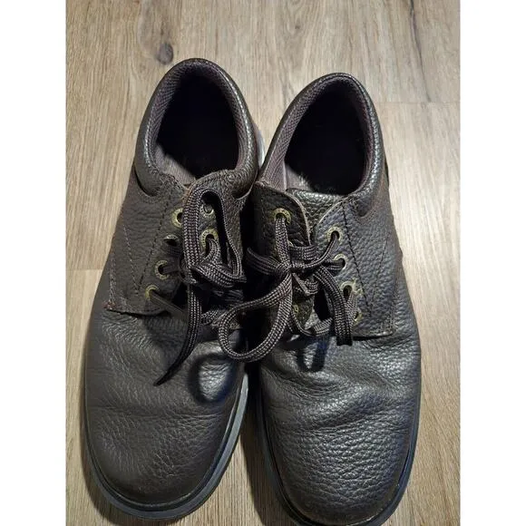 Dr Martens Ashfeld Shoes Mens 9 Brown Pebbled Leather Oxfords Casual Business