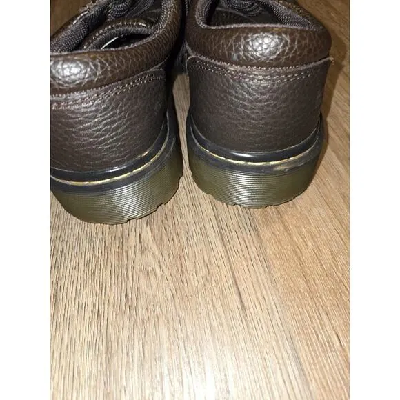 Dr Martens Ashfeld Shoes Mens 9 Brown Pebbled Leather Oxfords Casual Business