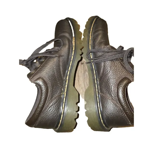 Dr Martens Ashfeld Shoes Mens 9 Brown Pebbled Leather Oxfords Casual Business