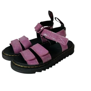 Dr Martens Klaire Pink Glitter Sandals Kids Girls Size US 1.