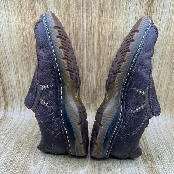 Dr. Martens Mawgan Men's Size 9 Brown Leather Low Top Sneakers Shoes Casual