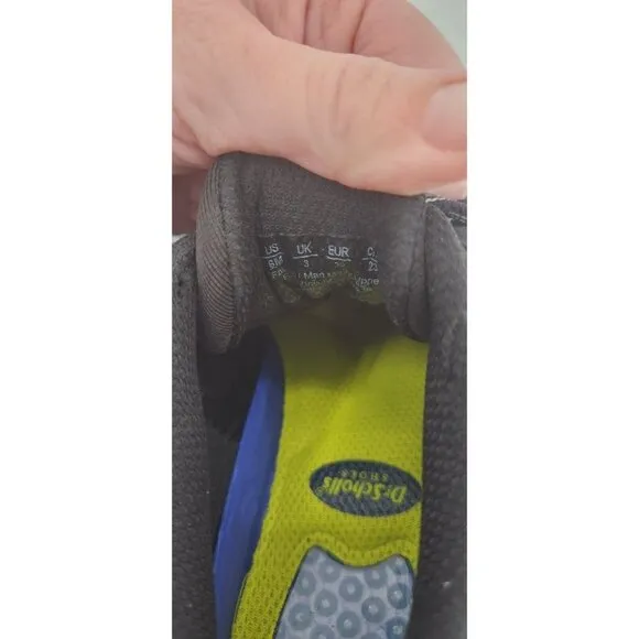 Dr. Scholls Womens Size 6 Black Blaze Oxford Walking Shoes Sneakers