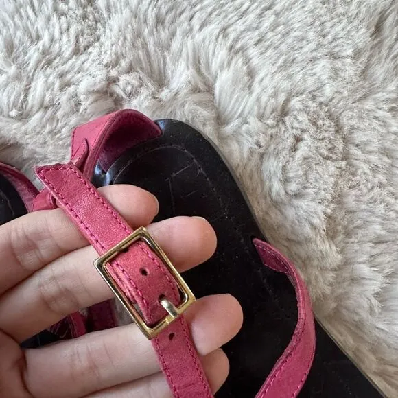 DVF Sequin Embellished Gladiator Sandals in Geometric Pink and Purple 5.5