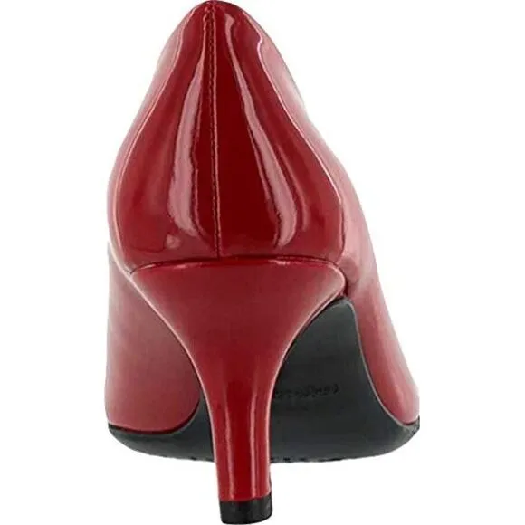 Easy Street 40-8305 Women's Passion Sandal, Bright Red Patent - 11 WW