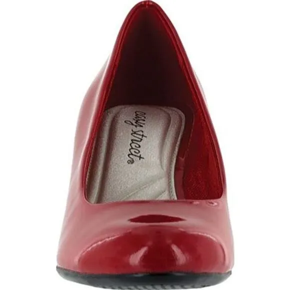 Easy Street 40-8305 Women's Passion Sandal, Bright Red Patent - 11 WW
