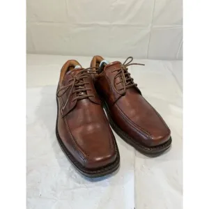 ECCO Helsinki Oxford Brown Leather Bicycle Toe Dress Shoes Size 42 EU 8 US