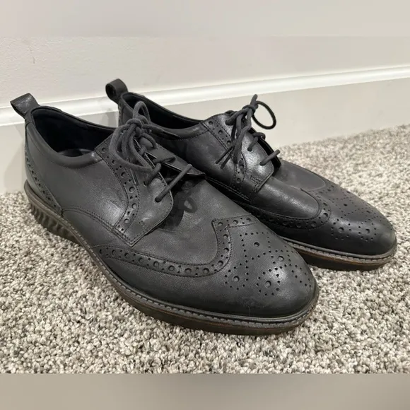 ECCO Phorene ST1 hybrid Oxford dress shoes, men's size 8