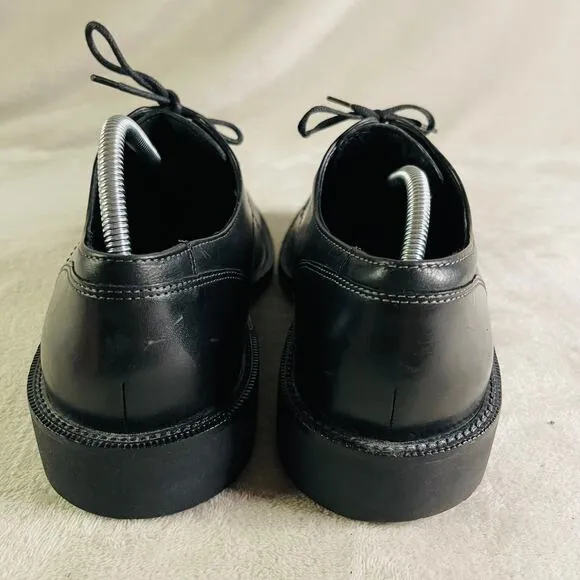 Ecco Shoe Men Size 44 US 11 Black Oxford Helsinki Dress Business Casual Workwear