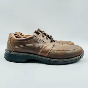 Ecco Shoes Mens EU 45 US 11 11.5 Brown Leather Seawalker Fusion Casual Walking