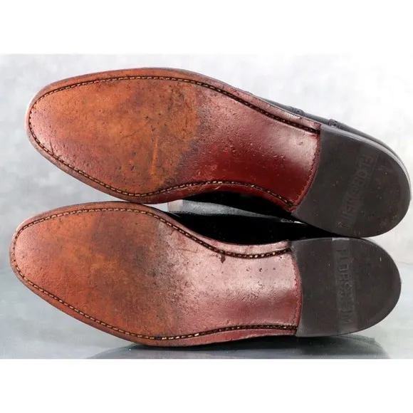 Florsheim Men's Wingtip Dress Shoes Size 9.5 D Leather Black