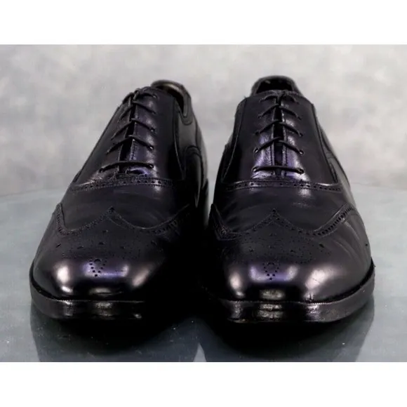 Florsheim Royal Imperial Men's Wingtip Brogue Dress Shoes Size 9 C Black 857468