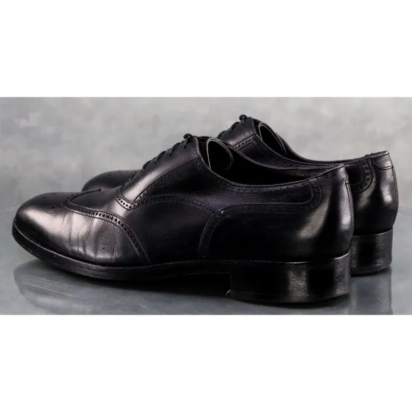 Florsheim Royal Imperial Men's Wingtip Brogue Dress Shoes Size 9 C Black 857468