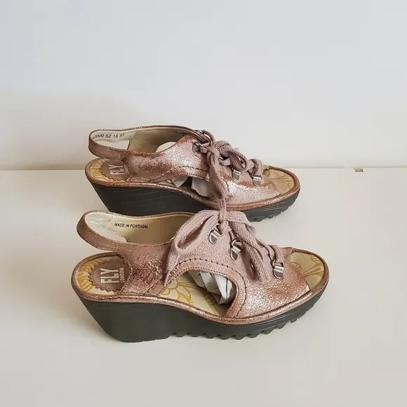Fly London lace-up sandals