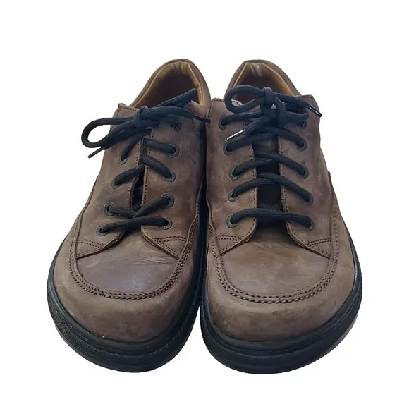 Footprints by Birkenstock Stanford Brown Leather Casual Shoes Men's Size 41