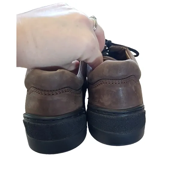 Footprints by Birkenstock Stanford Brown Leather Casual Shoes Men's Size 41