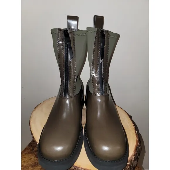 Free People × E8 BY MIISTA Doris Khaki Boots