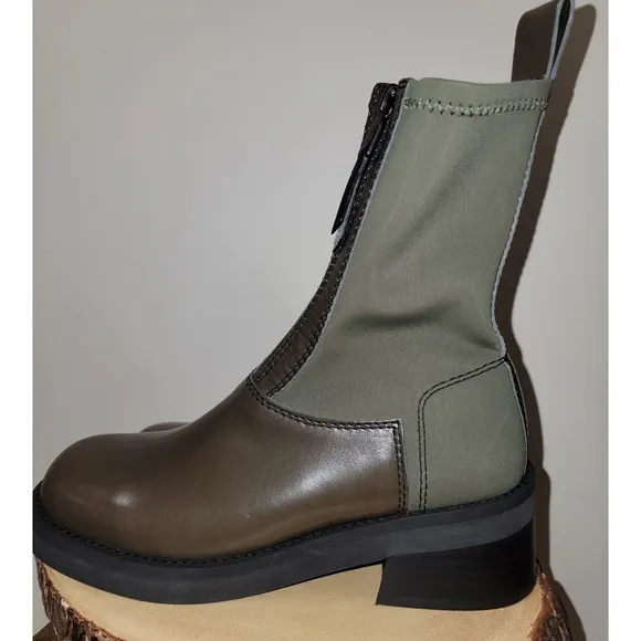 Free People × E8 BY MIISTA Doris Khaki Boots