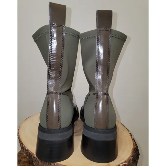 Free People × E8 BY MIISTA Doris Khaki Boots