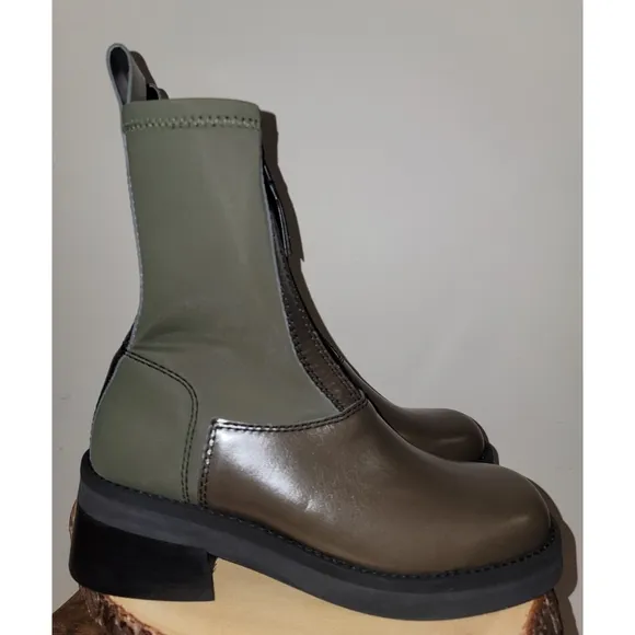 Free People × E8 BY MIISTA Doris Khaki Boots