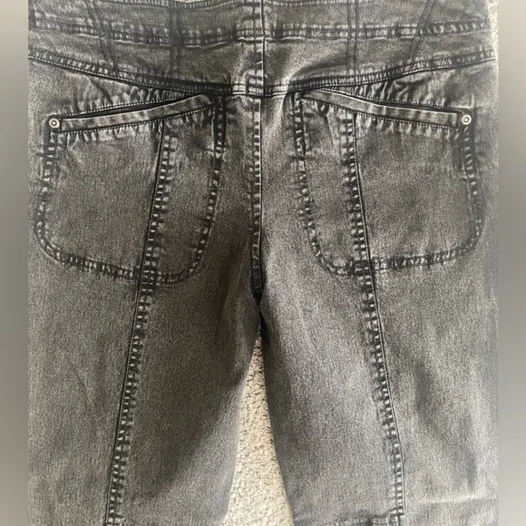 FREE People We The Free Ash Moto Slit Flare Pants SZ 12 SZ L Black New With Tags