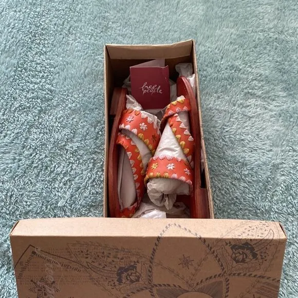 Free People Bella Caia Crochet Sandals