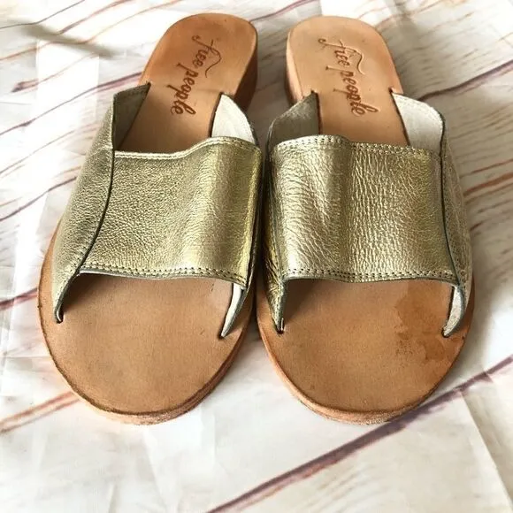 Free People day bird metallic sandals