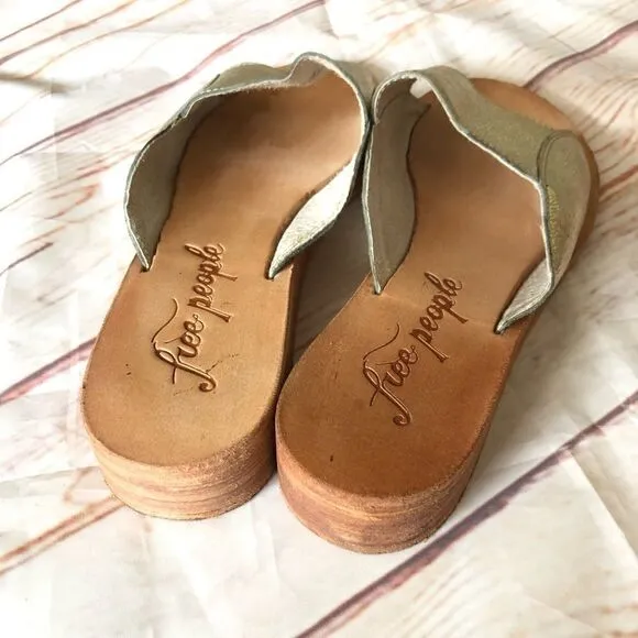 Free People day bird metallic sandals