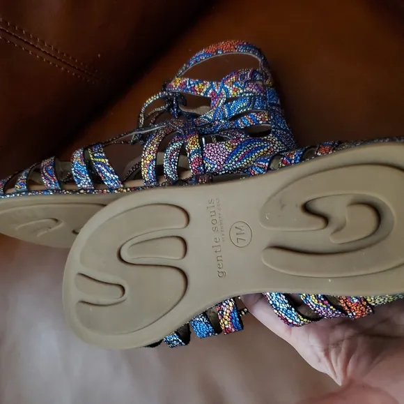 gentle souls Break My Heart 3 Sandals Size 7 Excellent