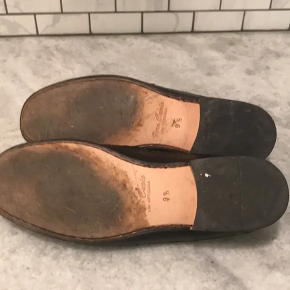 Giorgio Brutini Loafers Shoes Mens 9. 5 Black Leather Horse Bit Buckle Classic