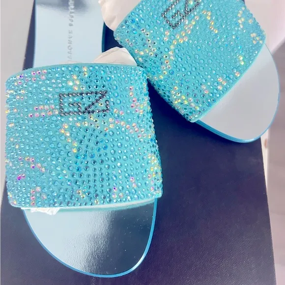 Giuseppe Zanotti Adelia Starlight light blue Sandals size 6
