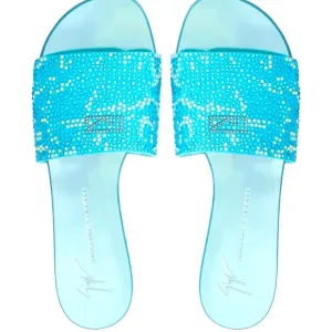 Giuseppe Zanotti Adelia Starlight light blue Sandals size 6