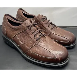 Gravity Defyer GF Brown Leather Oxford Lace up Dress Shoes TB8059B NEW Mens 11