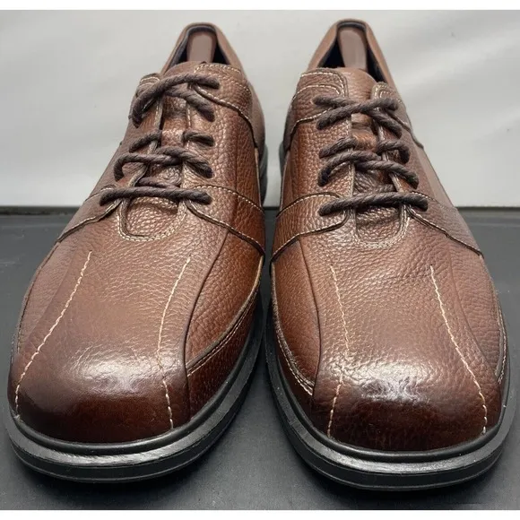 Gravity Defyer GF Brown Leather Oxford Lace up Dress Shoes TB8059B NEW Mens 11